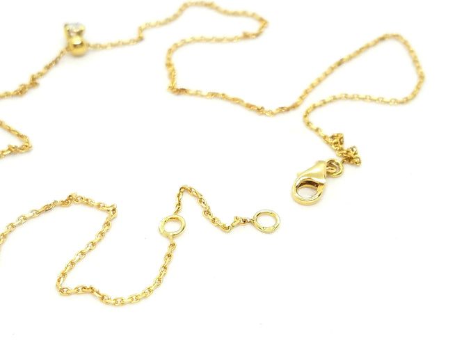 Collier Collier Chaîne + pendentif Or jaune Diamant 58 Facettes 579133RV