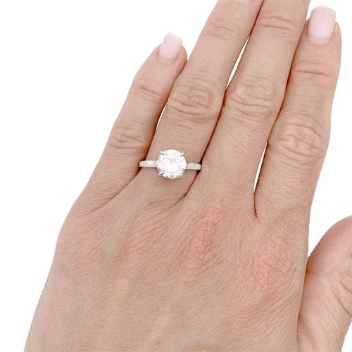 Bague 54 Bague solitaire diamant. 58 Facettes 32709