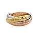 Ring 50 Cartier ring, Trinity", three golds. 58 Facettes 32779