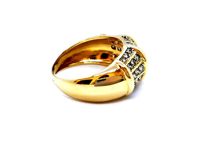 Bague 58 Bague Or jaune Diamant 58 Facettes 968098CN