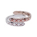 Ring 54 Chanel ring, “Coco Crush Toi et Moi”, white gold, pink gold, diamonds. 58 Facettes 32827
