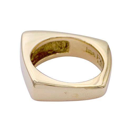 Bague 52 Bagues or jaune et bois. 58 Facettes 32802
