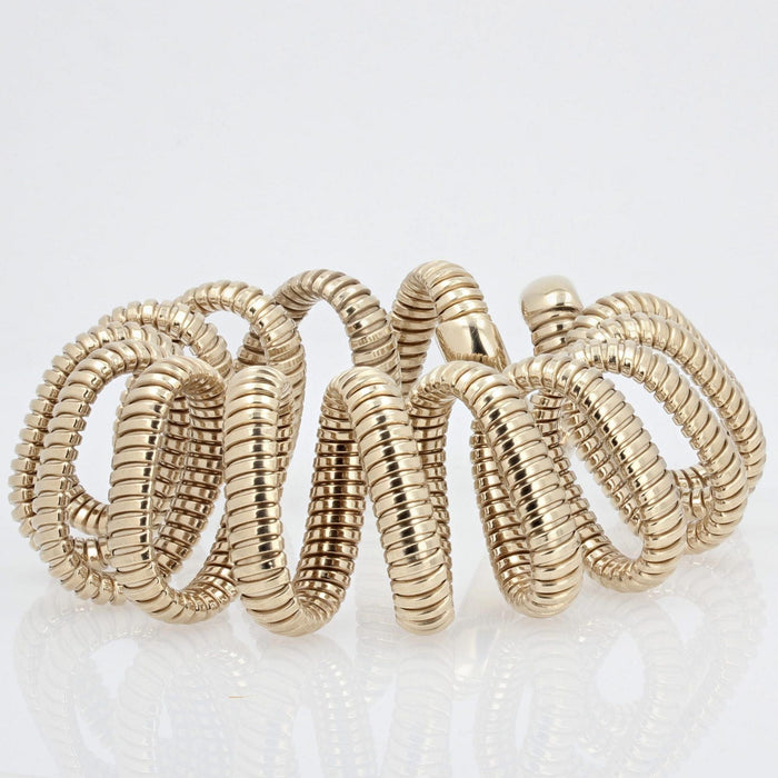 Bracelet Bracelet tubogas en spirale vermeil 58 Facettes N23BR1296