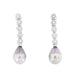 Earrings Tahitian pearl diamond dangling earrings 58 Facettes 17797