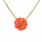 Collier Collier or jaune et rose de corail 58 Facettes 23-259A