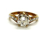 Ring 56 Stunning engagement ring with 58 Facettes