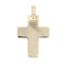 Pendentif Croix plate or jaune 58 Facettes 16-177
