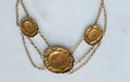Necklace Ancient Slavery necklace in gold and enamel 58 Facettes