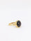Bague Bague vintage or jaune grenat cabochon 58 Facettes 810