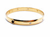 Yellow Gold Ruby Bangle Bracelet 58 Facettes 997177CN