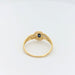 Ring 53 Ring 2 Gold Diamonds Sapphire 58 Facettes 28787