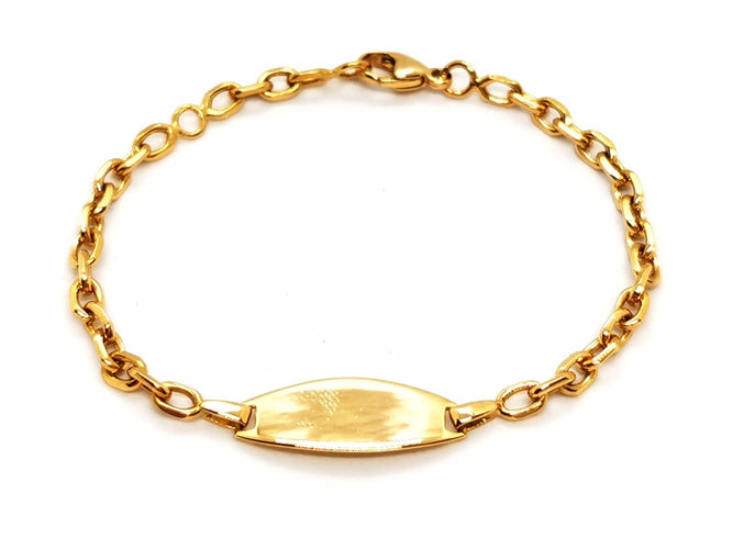 Bracelet Bracelet Gourmette Or jaune 58 Facettes 1751427CN