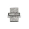 Bague BAGUE RECTANGLE OR & DIAMANTS 58 Facettes BO/230027 RIV