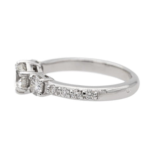 Bague 47 Bague Solitaire Or blanc Diamant 58 Facettes 2513760CN
