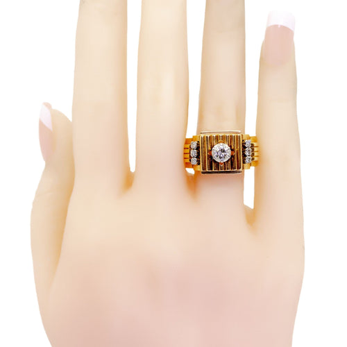 Bague 55.5 Bague Style Tank Diamants 58 Facettes C1485E644F464E38943C10C5A7C45E75