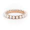 Bague 54 Ginette NY Bague Alliance Maria Or rose Perle 58 Facettes 2393884CN