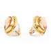 Earrings Sleeper earrings Yellow gold Agate 58 Facettes 2283960CN