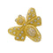 Bague 52 Bague Garnazelle "Papillon" en or jaune, diamants. 58 Facettes 31579