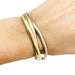 Bracelet Vintage Cartier bracelet, "Trinity", three colors of gold. 58 Facettes 30908