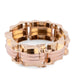 Bracelet Yellow and pink gold tank bracelet 58 Facettes 1