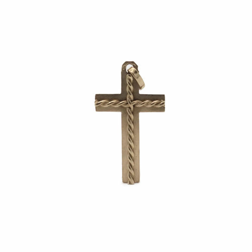 Pendentif Pendentif croix torsadée Or jaune 58 Facettes REF2318