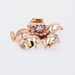 Brooch Vintage brooch clip flower diamonds ruby 58 Facettes 22-544