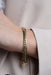Bracelet Bracelet English mesh Yellow gold 58 Facettes 2057876CN