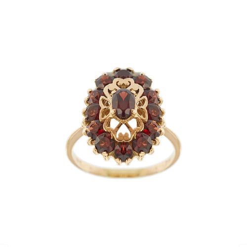 Bague 57 Bague grenats 58 Facettes 28591