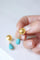 Boucles d'oreilles Boucles d'oreilles or et goutte de turquoise 58 Facettes
