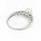 Bague 59 Bague Or blanc Perle 58 Facettes 1875600CN