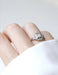 Ring Art Deco Platinum and Diamond Ring 58 Facettes