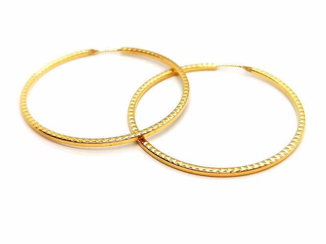Boucles d'oreilles Boucles d'oreilles Créoles Or jaune 58 Facettes 1639516CN
