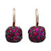 Dormeuses Pomellato earrings, "Nudo", two golds, ruby. 58 Facettes 33224