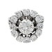 Bague 52 Bague marguerite or blanc diamant 1,20 carat. 58 Facettes 30615