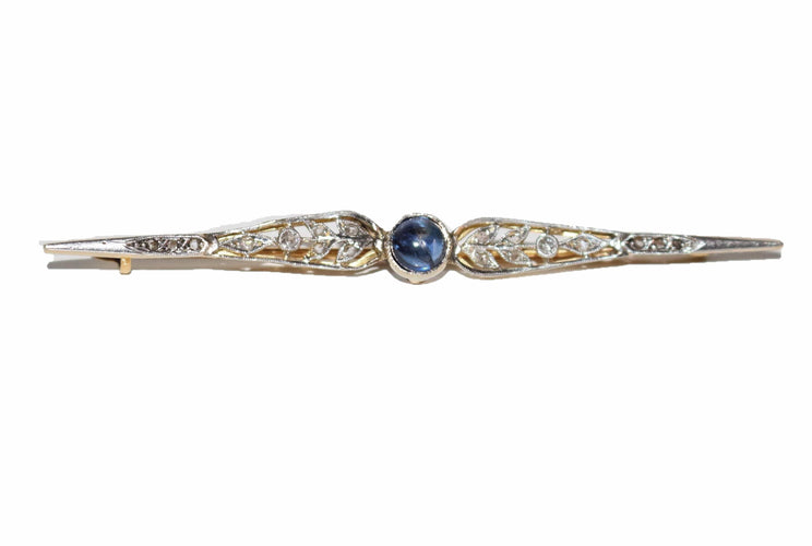 Broche Broche-barrette 1900 Art Nouveau 58 Facettes 498