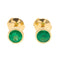Boucles d'oreilles Boucles d'oreilles Puces Or jaune Emeraude 58 Facettes 2303220CN