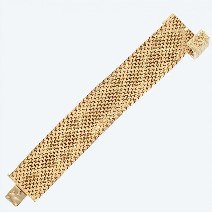 Bracelet Bracelet en or maille polonaise 58 Facettes 22-124