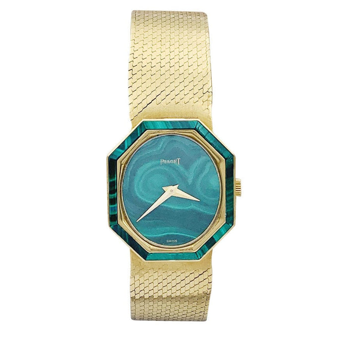 Montre Montre Piaget,or jaune, malachite. 58 Facettes 32915