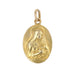 Old yellow gold medal pendant Virgin and Child Vernon 58 Facettes 19-135B