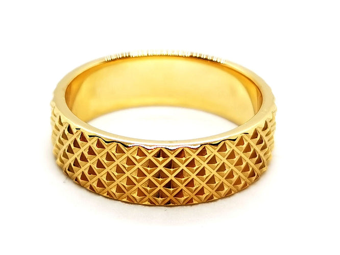 Bague 65 Tiffany & Co Bague Alliance Pointe de diamant Or jaune 58 Facettes 1365541CN