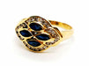 Ring 54 Ring Yellow gold Sapphire 58 Facettes 1186464CN