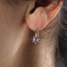 Earrings Pink sapphire diamond stud earrings 58 Facettes 23-284