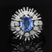 Bague 53 Bague vintage rayonnante saphir diamants 58 Facettes 22-292