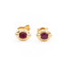 Earrings Stud earrings Yellow gold Ruby 58 Facettes 1752275CN