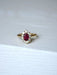 Ring Ruby and diamond daisy ring 58 Facettes
