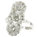 Ring 56 Platinum and diamond ring 58 Facettes 16300-0191