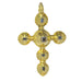 Baroque cross pendant with rose-cut diamonds 58 Facettes 23096-0089