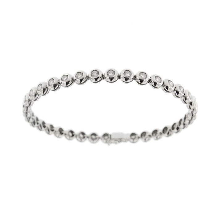 Bracelet Bracelet tennis avec diamants de 2,88 ct 58 Facettes 8868