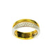 Ring 52 Pavement Diamond Ring 2 golds 58 Facettes 20400000653