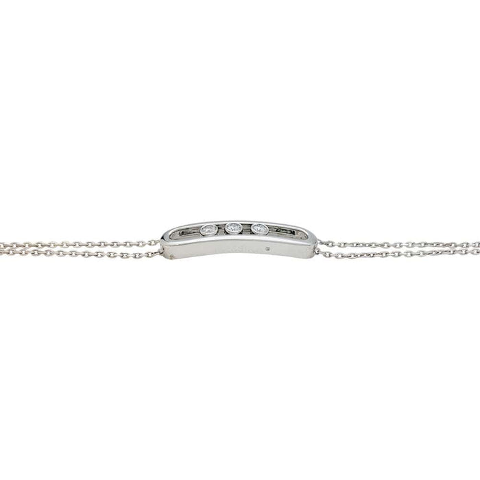 Bracelet Bracelet Messika, "Move Classique", or blanc, diamants. 58 Facettes 31114